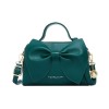 Leather Bag With Bow On Front Leather Bag With Bow On Front