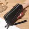 Double Zip Leather Purse Double Zip Leather Purse