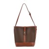 Two Tone Leather Tote Bag Two Tone Leather Tote Bag