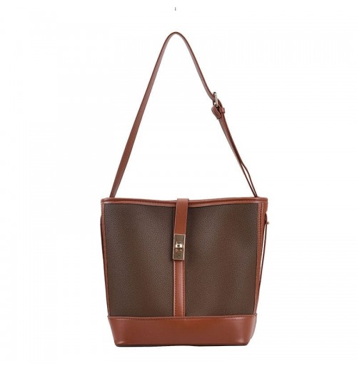 Two Tone Leather Tote Bag Two Tone Leather Tote Bag