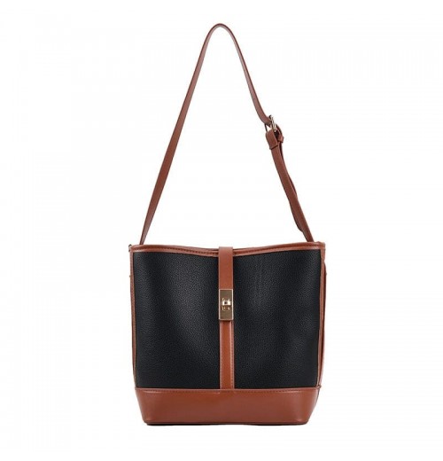 Two Tone Leather Tote Bag Two Tone Leather Tote Bag
