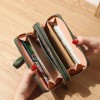 Double Zip Leather Purse Double Zip Leather Purse