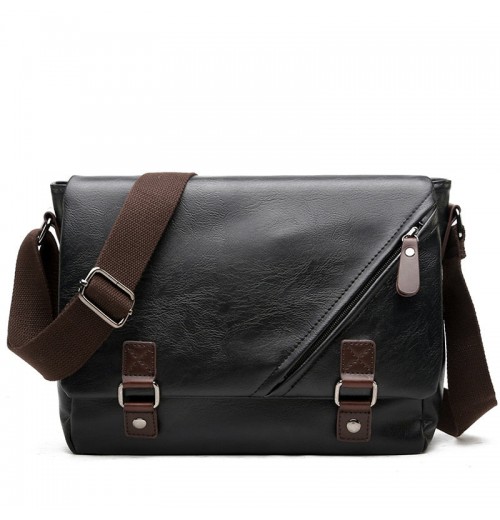 Black Leather 15 inch Laptop Bag Black Leather 15 inch Laptop Bag