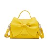 Leather Bag With Bow On Front Leather Bag With Bow On Front