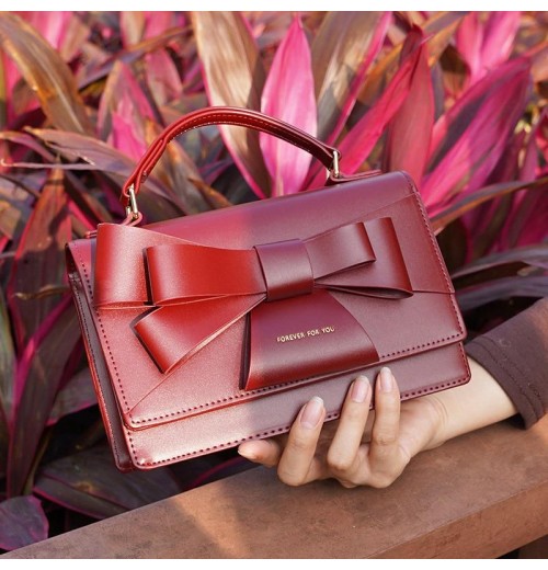 Red Purse With Bow ERIN Red Purse With Bow ERIN