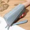 Double Zip Leather Purse Double Zip Leather Purse