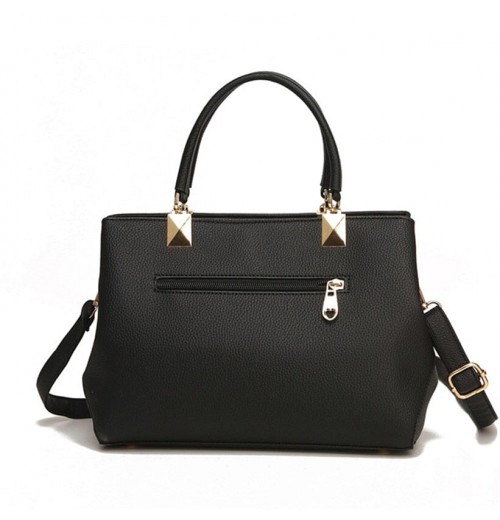Leather Tote Purse With Zipper Leather Tote Purse With Zipper