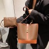 Two Tone Leather Tote Bag Two Tone Leather Tote Bag