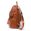 Theft Proof Faux Leather Backpack Theft Proof Faux Leather Backpack