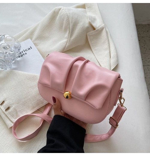 Leather Flap Over Shoulder Bag ERIN Leather Flap Over Shoulder Bag ERIN