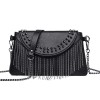 Black Crossbody Bag With Silver Hardware Black Crossbody Bag With Silver Hardware